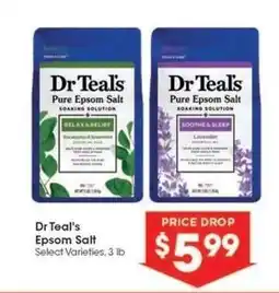 Kroger Dr Teal's Epsom Salt offer