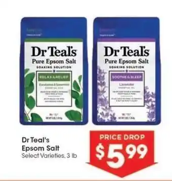 Kroger Dr Teal's Epsom Salt offer