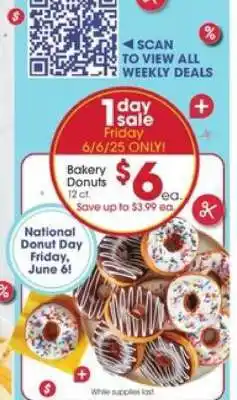 Giant Eagle Bakery Donuts offer