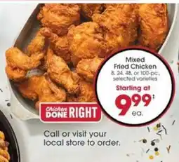 Giant Eagle Mixed Fried Chicken offer