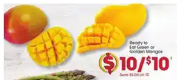 Giant Eagle Ready to Eat Green or Golden Mangos offer
