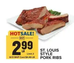 Food Lion St. Louis Style Pork Ribs offer