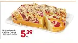 Giant Eagle House Made Crème Cakes offer