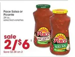 Giant Eagle Pace Salsa or Picante offer