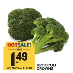 Food Lion Broccoli Crowns offer