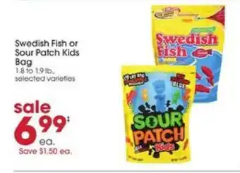 Giant Eagle Swedish Fish or Sour Patch Kids Bag offer