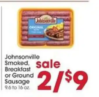 Giant Eagle Johnsonville Sausage offer