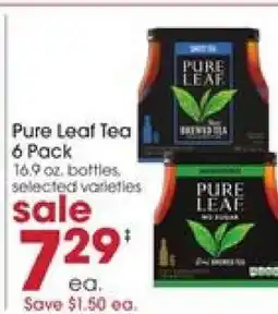 Giant Eagle Pure Leaf Tea 6 Pack offer