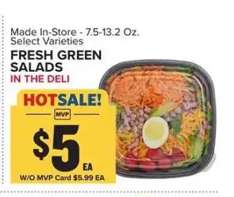Food Lion Fresh Green Salads offer