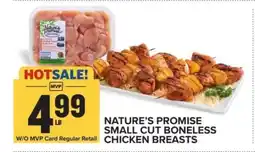 Food Lion Nature’s Promise Small Cut Boneless Chicken Breasts offer