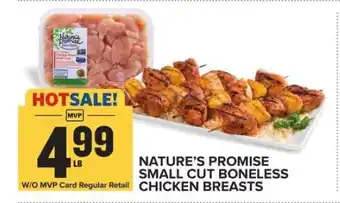 Food Lion Nature’s Promise Small Cut Boneless Chicken Breasts offer
