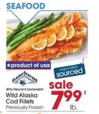 Giant Eagle Wild Alaska cod fillets offer