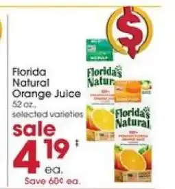 Giant Eagle Florida Natural Orange Juice offer
