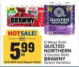 Food Lion Quilted Northern & Brawny offer