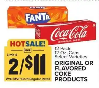 Food Lion Original or Flavored Coke Products offer
