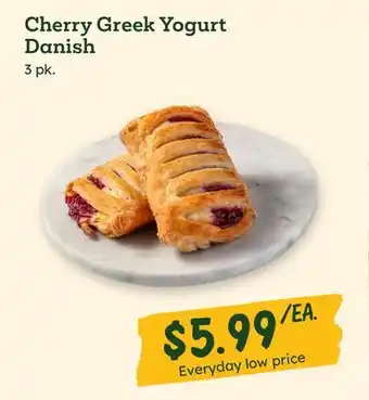 Sprouts Farmers Market Cherry Greek Yogurt Danish offer