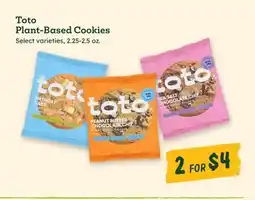 Sprouts Farmers Market Toto Plant-Based Cookies offer