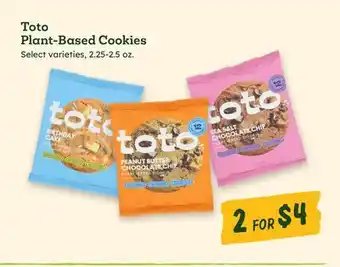 Sprouts Farmers Market Toto Plant-Based Cookies offer