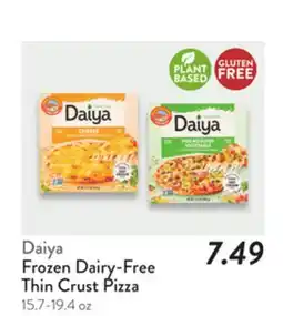 Fresh Thyme Daiya Frozen Dairy-Free Thin Crust Pizza offer