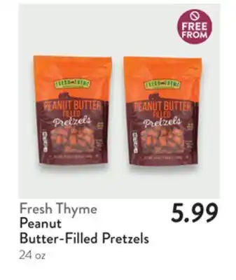 Fresh Thyme Fresh Thyme Peanut Butter-Filled Pretzels offer