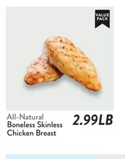 Fresh Thyme Boneless Skinless Chicken Breast offer