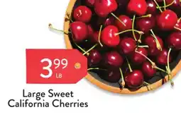 Fresh Thyme Large Sweet California Cherries offer