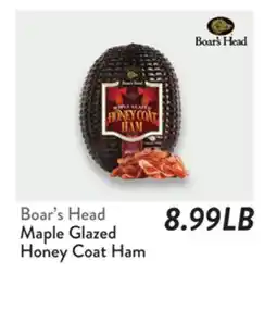 Fresh Thyme Boar's Head Maple Glazed Honey Coat Ham offer