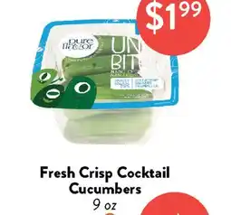 Fresh Thyme Fresh Crisp Cocktail Cucumbers offer