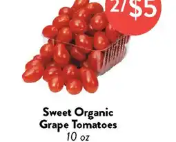 Fresh Thyme Sweet Organic Grape Tomatoes offer