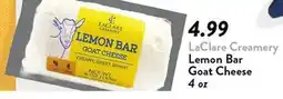 Fresh Thyme LaClare Creamery GOAT CHEESE offer