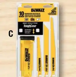 Ace Hardware DeWalt 10 Pc. Reciprocating Saw Blade Set offer