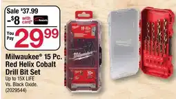 Ace Hardware Milwaukee 15 Pc. Red Helix Cobalt Drill Bit offer