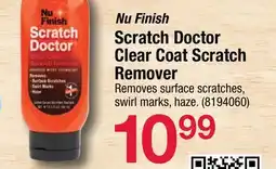 Ace Hardware Nu Finish Scratch Doctor Clear Coat Scratch Remover offer