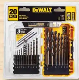 Ace Hardware Dewalt 20 Pc. BLACK & GOLD Drill Bit Set offer