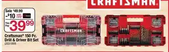 Ace Hardware Craftsman 150 Pc. Drill & Driver Bit Set offer