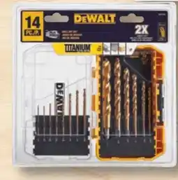 Ace Hardware DeWalt 14 Pc. Titanium Drill Bit Set offer