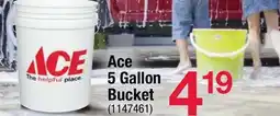 Ace Hardware Ace 5 Gallon Bucket offer