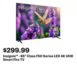 Best Buy Insignia - 65 Class F50 Series LED 4K UHD Smart Fire TV offer