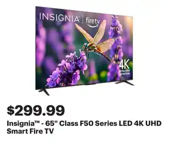 Best Buy Insignia - 65 Class F50 Series LED 4K UHD Smart Fire TV offer