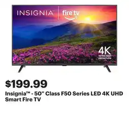 Best Buy Insignia - 50 Class F50 Series LED 4K UHD Smart Fire TV offer