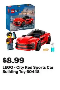 Best Buy LEGO - City Red Sports Car Building Toy 60448 offer