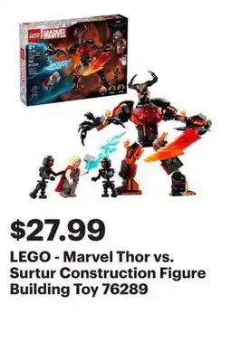 Best Buy LEGO - Marvel Thor vs. Surtur Construction Figure Building Toy 76289 offer
