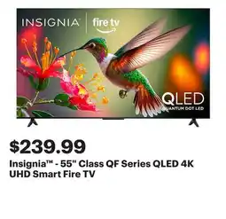 Best Buy Insignia - 55 Class QF Series QLED 4K UHD Smart Fire TV offer