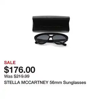 Marshalls STELLA MCCARTNEY 56mm Sunglasses offer