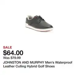 Marshalls JOHNSTON AND MURPHY Men's Waterproof Leather Culling Hybrid Golf Shoes offer