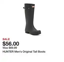Marshalls HUNTER Men's Original Tall Boots offer