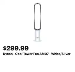 Best Buy Dyson - Cool Tower Fan AM07 - White/Silver offer