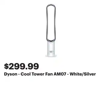 Best Buy Dyson - Cool Tower Fan AM07 - White/Silver offer