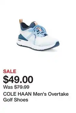 Marshalls COLE HAAN Men's Overtake Golf Shoes offer