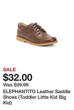 Marshalls ELEPHANTITO Leather Saddle Shoes (Toddler Little Kid Big Kid) offer